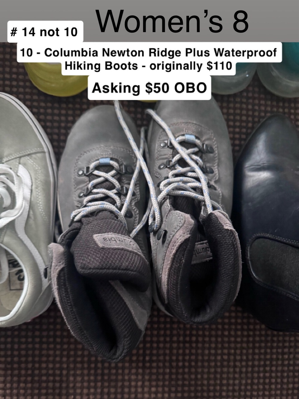 Columbia Women's Newton Ridge Plus Waterproof Hiking Boots - Gray